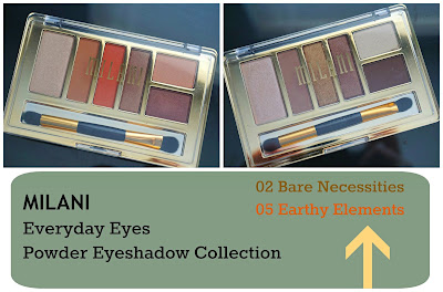 Milani Everyday Eyes Powder Eyeshadow Collections