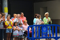 Misa y aurresku en el día grande de las fiestas de Barakaldo