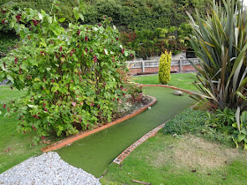 Miniature Golf course at Puckpool Park in Ryde on the Isle of Wight