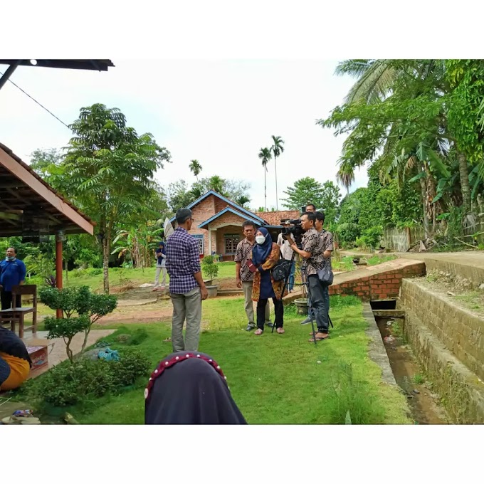 Kunjungan Dari TIM TVRI ke Desa Tanjung Menang