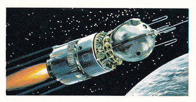 1971 Brooke Bond : The Race into Space #1 - Sputnik 1