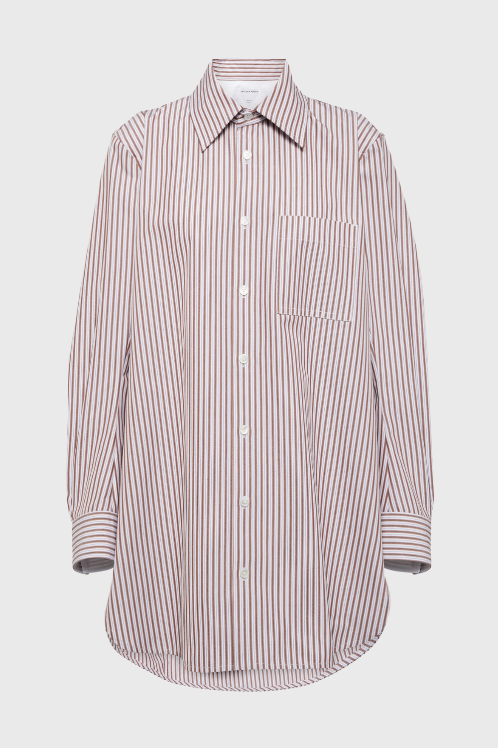 striped cotton linen shirt