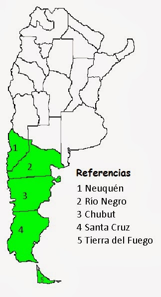 Regiones Geográficas de Argentina: Región Patagónica