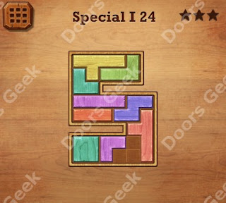 Cheats, Solutions, Walkthrough for Wood Block Puzzle Special I Level 24