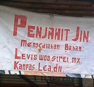 Indonesia memang hebat, JIN saja di jahit