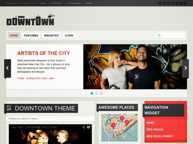 Downtown Blogger Template