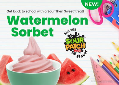 Yogurtland Churns New Sour Patch Kids-Inspired Watermelon Sorbet