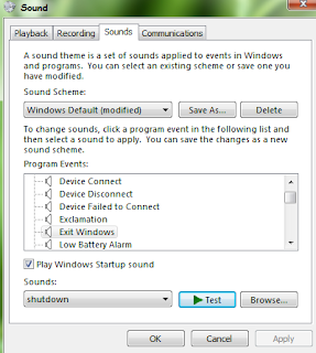 Cara mengganti Sound Windows 7