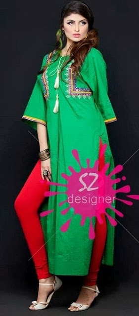 S-Zee Designer Clothing New Casual Wear Dresses Collection 2013-2014 For Women And Girls Fashion