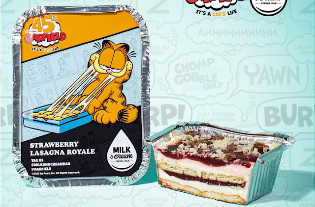 Garfield x Milk & Cream Cereal Bar