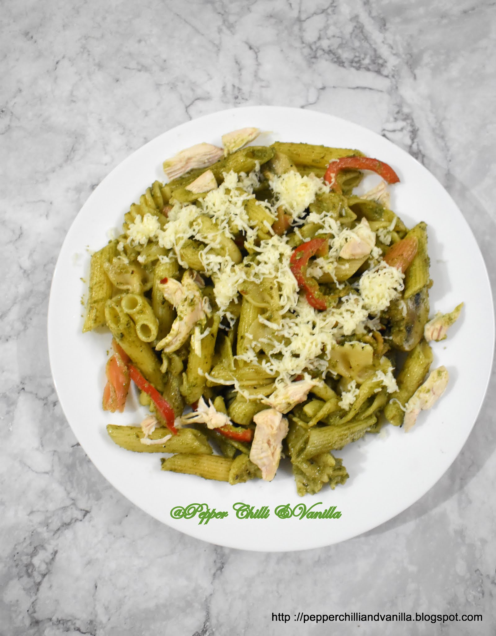 pesto chicken pasta recipe