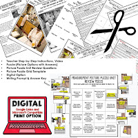 EARTH SCIENCE Activities for Test Prep, Test Review, Study Guides, and Vocabulary Review--PICTURE PUZZLES