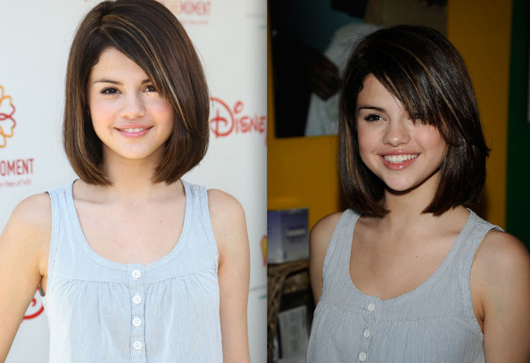 selena gomez hairstyles bob. hairstyles selena gomez short