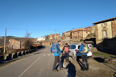 Pineda de la Sierra, inicio del recorrido