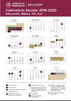  Calendario escolar 2019-2020