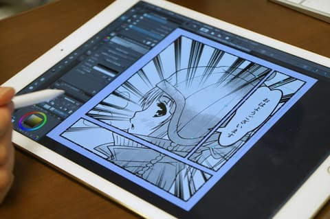 version ios pour tablette de clip studio paint