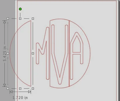 Circle monogram, Silhouette tutorial, free font, Silhouette Studio, release compound path