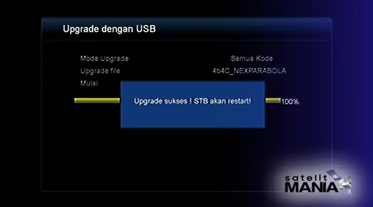 Cara Upgrade Firmware Receiver Nex Parabola