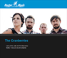 A la venta entradas para The Cranberries en Barcelona y Madrid en julio