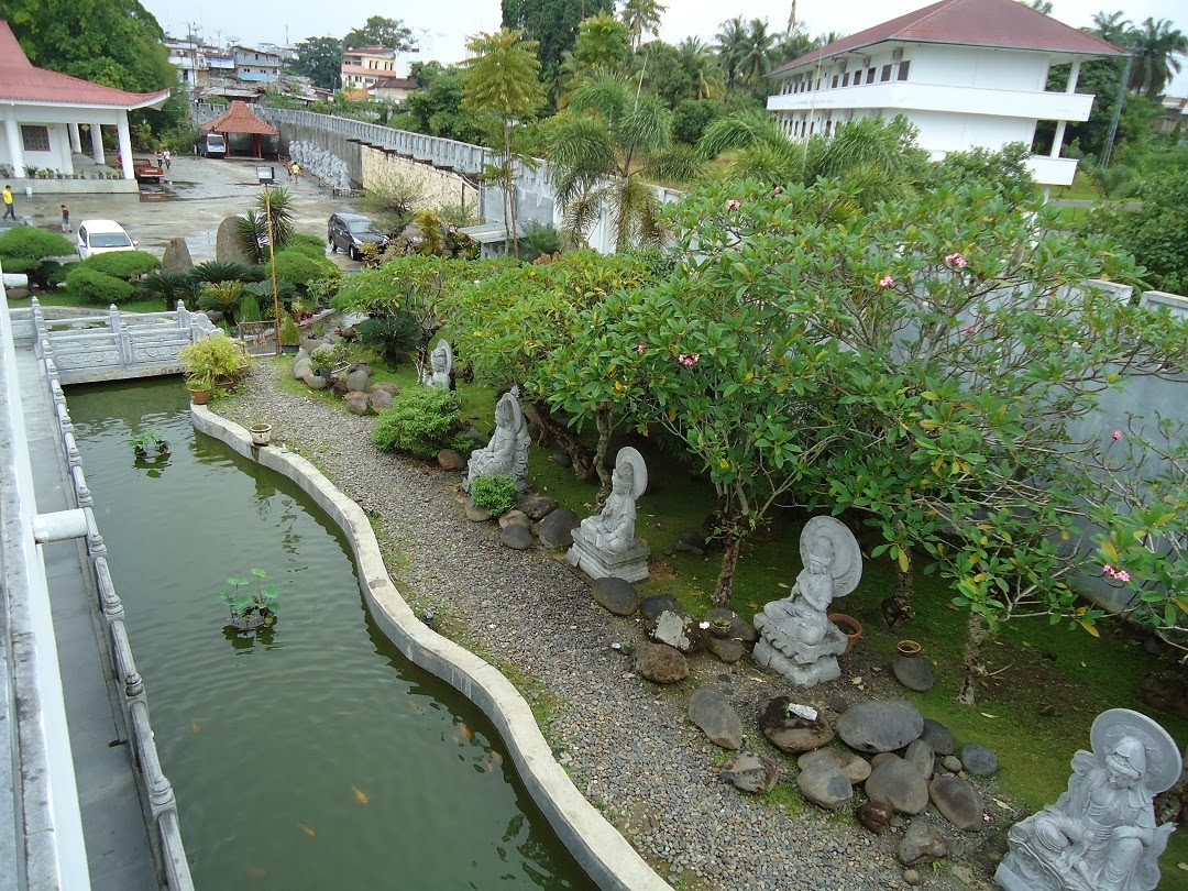 INFO DHAMMA MEDAN Photo Pemandangan  Indah  Vihara 