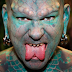 Eric Sprague (Lizard Man) Turns from human to lizard: