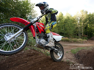 2011 Honda CRF100F Action