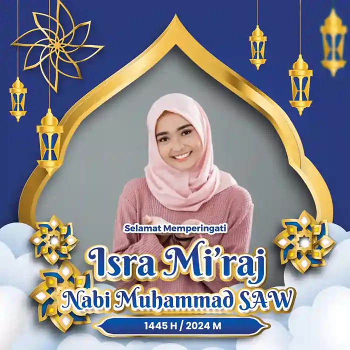 twibbon isra miraj 1445 h online terbaru dan aesthetic