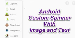 Android Studio Create Custom Spinner