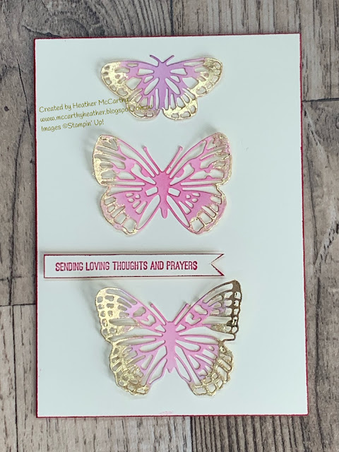 butterfly brilliance stamp, Brilliant wings dies, Stampin' Up!