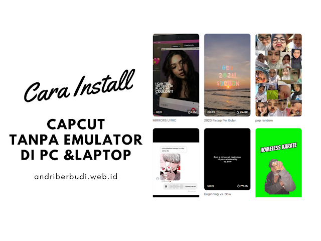 Cara Install CapCut Tanpa Emulator di PC atau Laptop