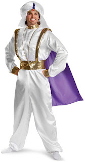  Men's Disney Aladdin Prestige Adult Costume - White for Halloween