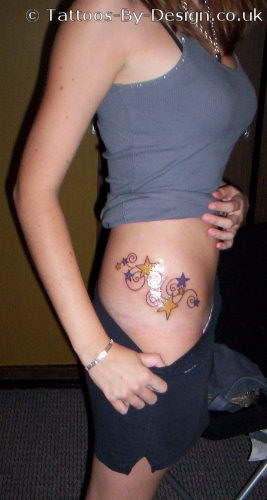 star tattoos on hip meaning. People who chose star tattoos have different reasons.