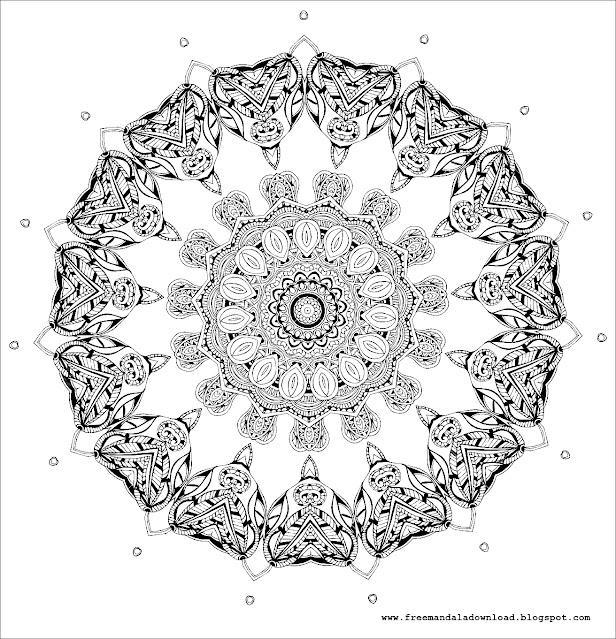 Geometrisches Kreiselement Mandala