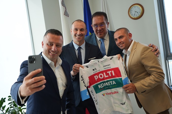 Visit Malta renueva su patrocinio con el Team Polti Kometa 3 años más