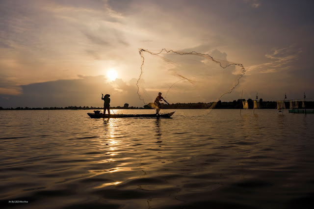 Fishermen in Mekong Delta 2023
