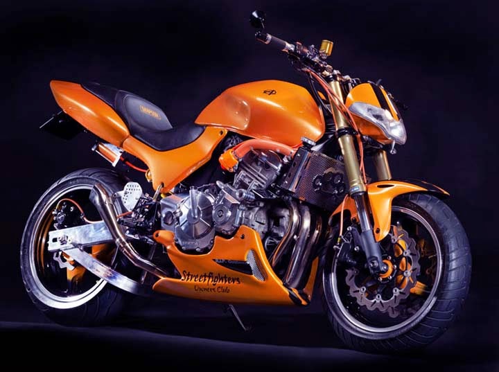 Honda Hornet 600 streetfighter modification