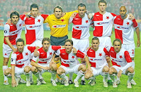 SK SLAVIA PRAHA - Praga, República Checa - Temporada 2008-09 - SLAVIA DE PRAGA 0 ASTON VILLA 1 (Sidwell) - 06/11/2008 - UEFA Europa League, fase de grupos - Praga, República Checa, Stadion Eden - Alineación: Vaniak, Tavares, Erich Brabec, David Hubáček (Šenkeřík 66'), Jarolím, Šmicer (Švento 41'), Suchý, Matej Krajčík, Volešák (Belaid 46'), Necid y Jaroslav Černý