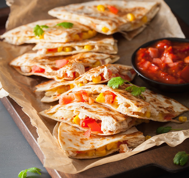 Easy Chicken Quesadillas