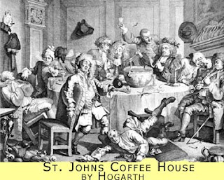 St Johns Coffee House By Hogarth