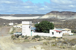 casa de los guardafanuna en la lobería Punta Loma en Puerto Madryn