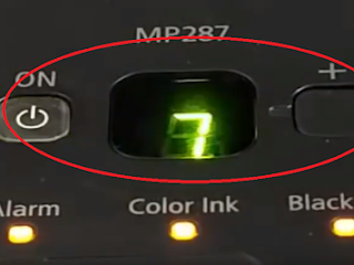 Reset Printer Canon MP 287 II Code Error 5B00, E08, P07 100% Work