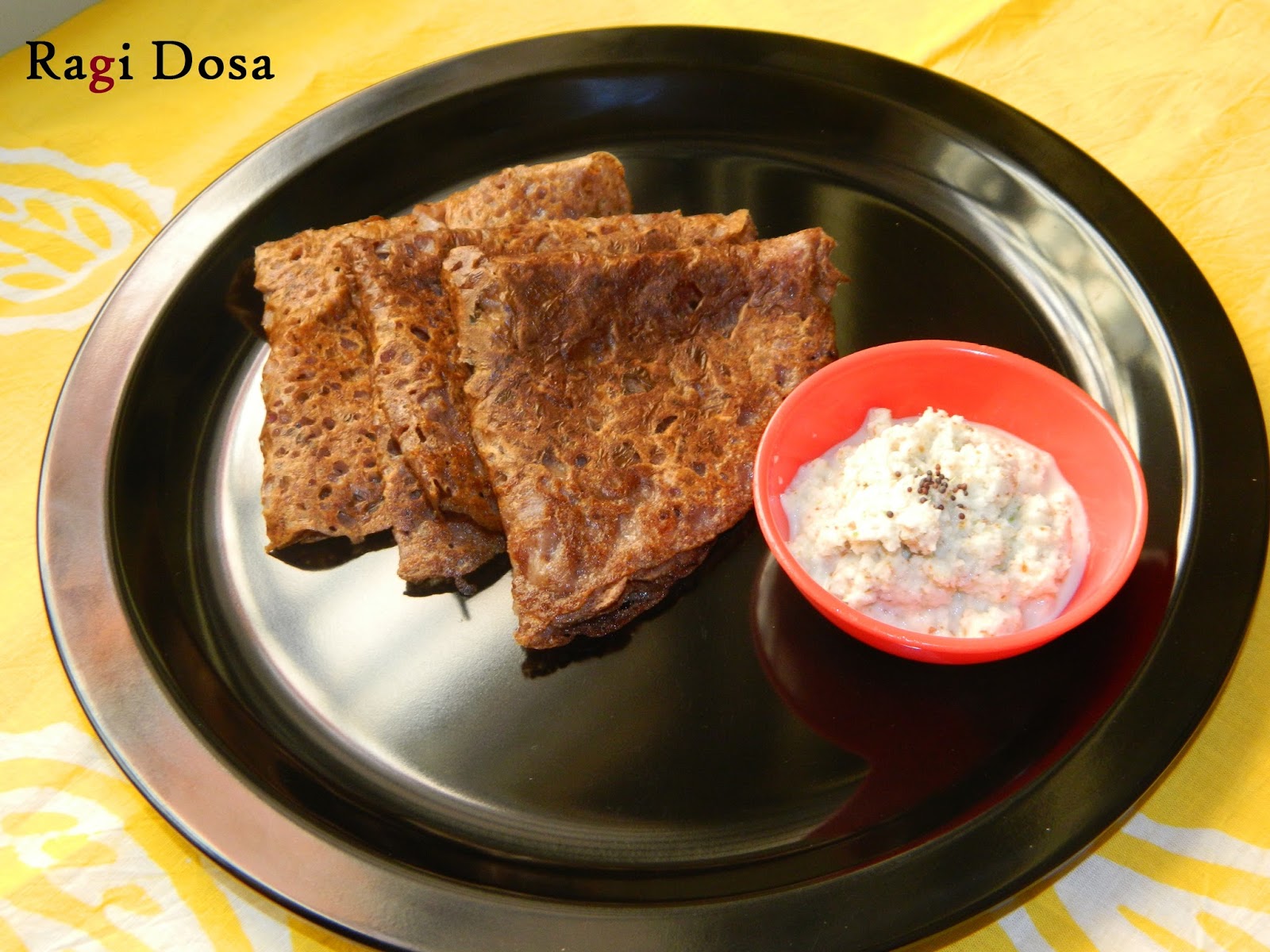 Instant Ragi Dosa