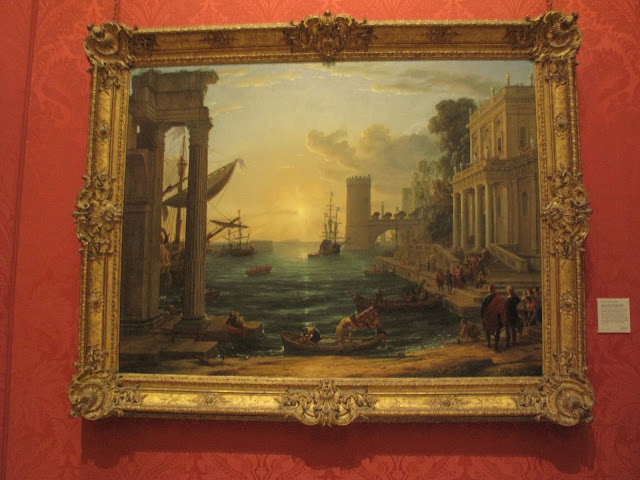 Seaport with the Embarkation of the Queen of Sheba by Claude Lorrain