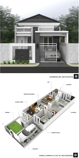 Desain Rumah Minimalis Terbaru Lengkap dengan Denah