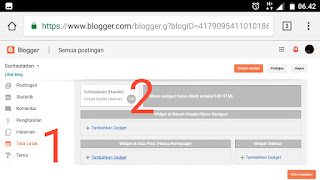 Cara membuat header blog