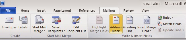 Cara Cara Membuat Mail Merge Di Excel