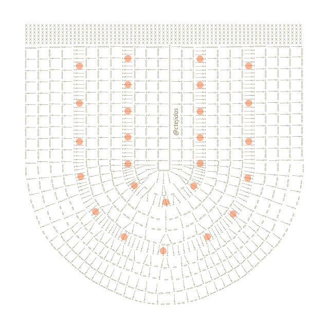 Patrón y Tutorial Bolso Malla y Pepitas a Crochet