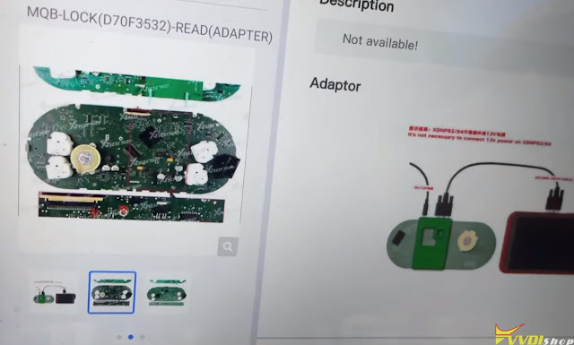 VVDI Key Tool Plus Read 2018 VW Golf MQB48 with Adapter 8