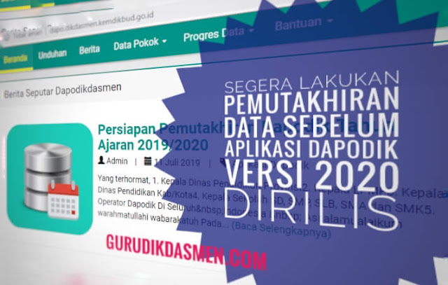 Persiapan pemutakhiran dapodik versi 2021.a tahun ajaran 2020/2021 diantaranya Input data siswa baru dan siswa naik kelas.