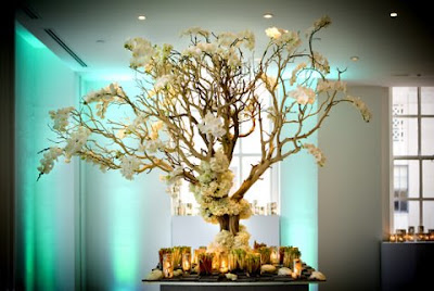 Manzanita Branches Wedding Centerpieces on The Growing Popularity Of Decorated Manzanita Branches And Trees For